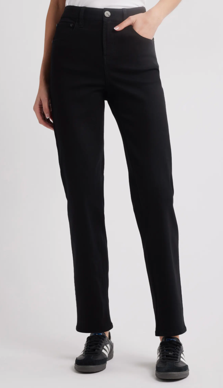 30" Eco-Friendly Straight Leg Jean in Black