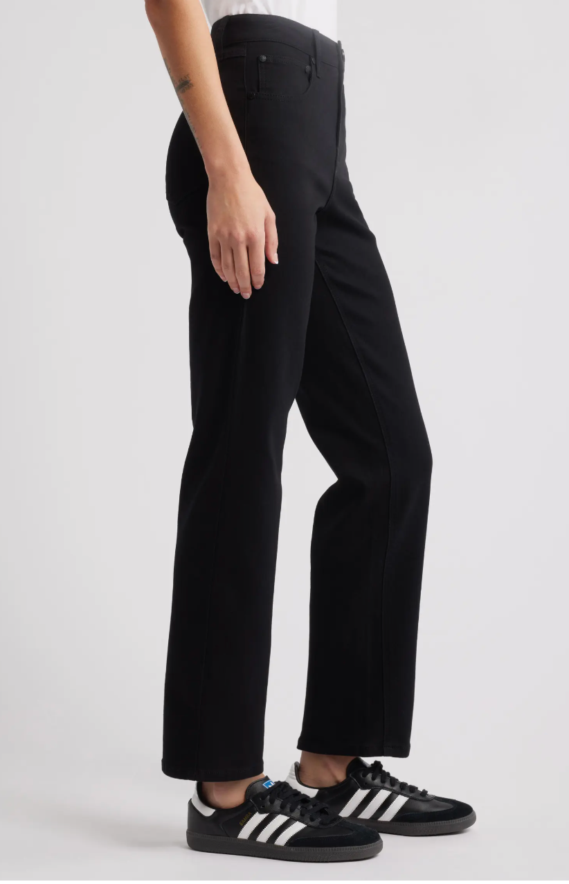 30" Eco-Friendly Straight Leg Jean in Black