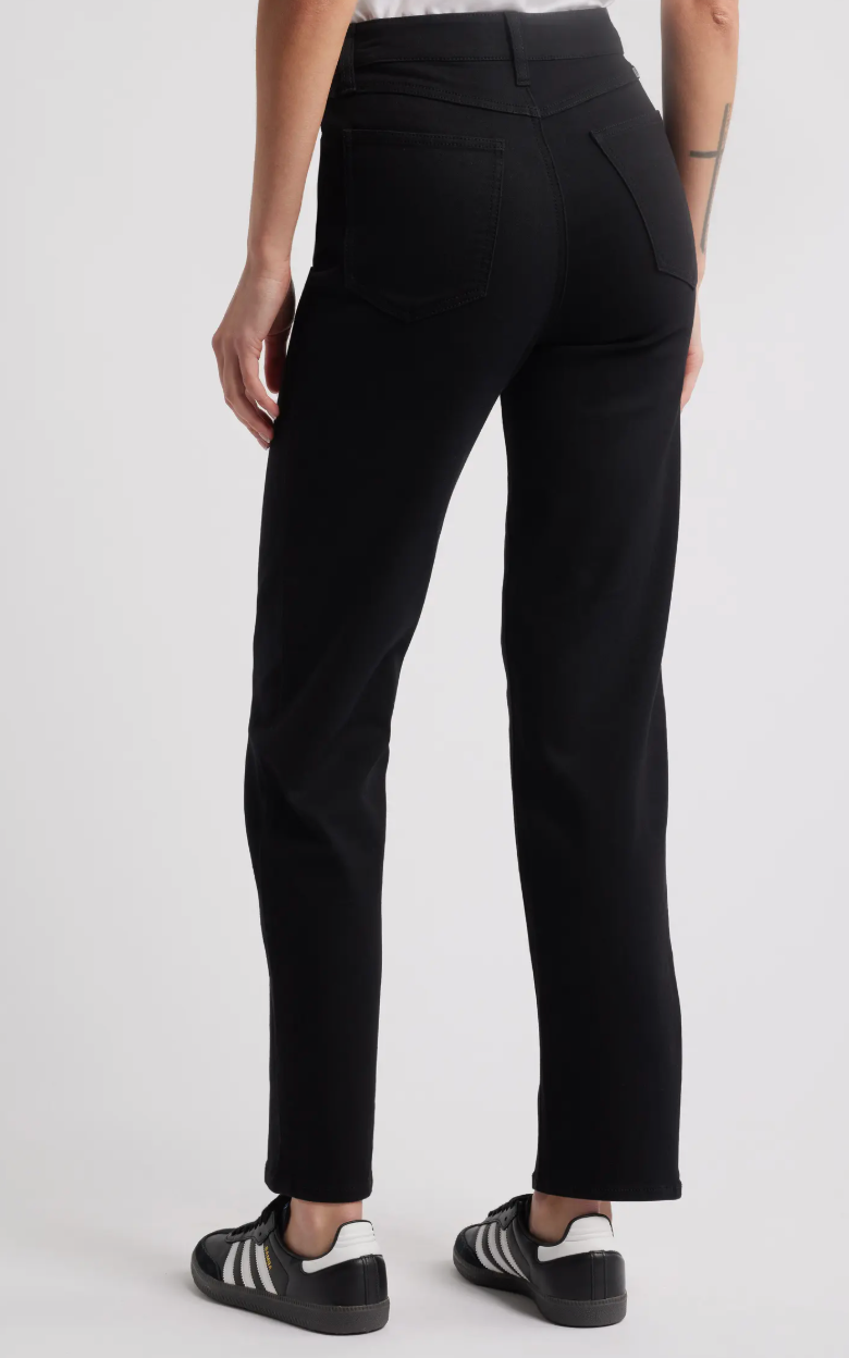30" Eco-Friendly Straight Leg Jean in Black