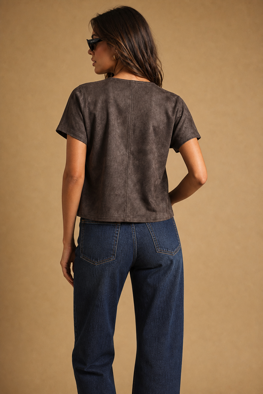 Suede Top