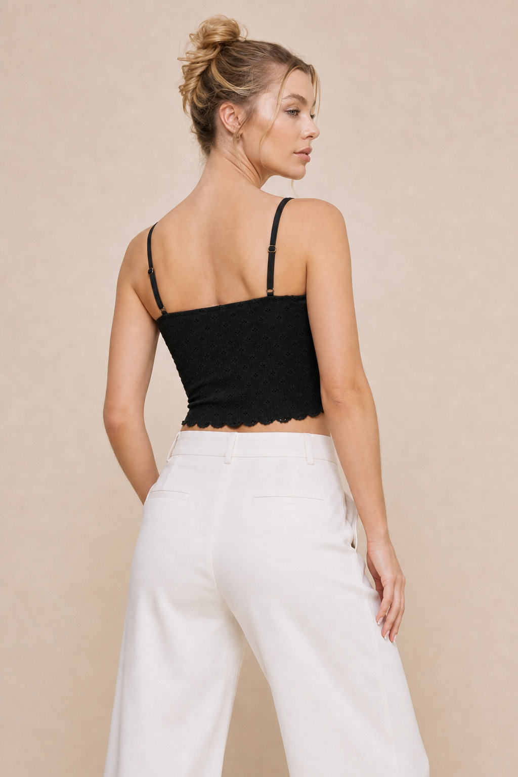 Laser Cut Scallop Bralette
