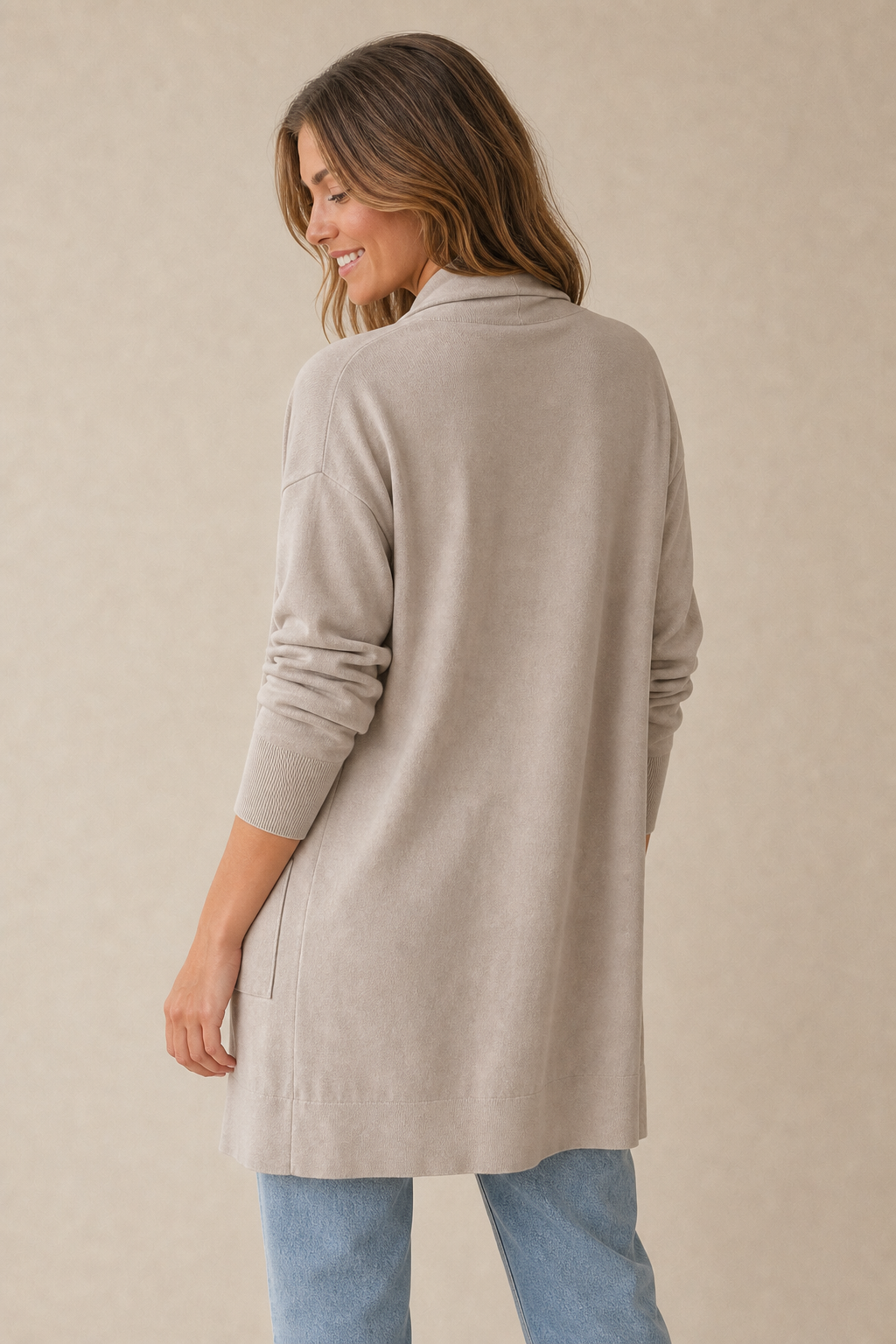 Modal Open Jacket