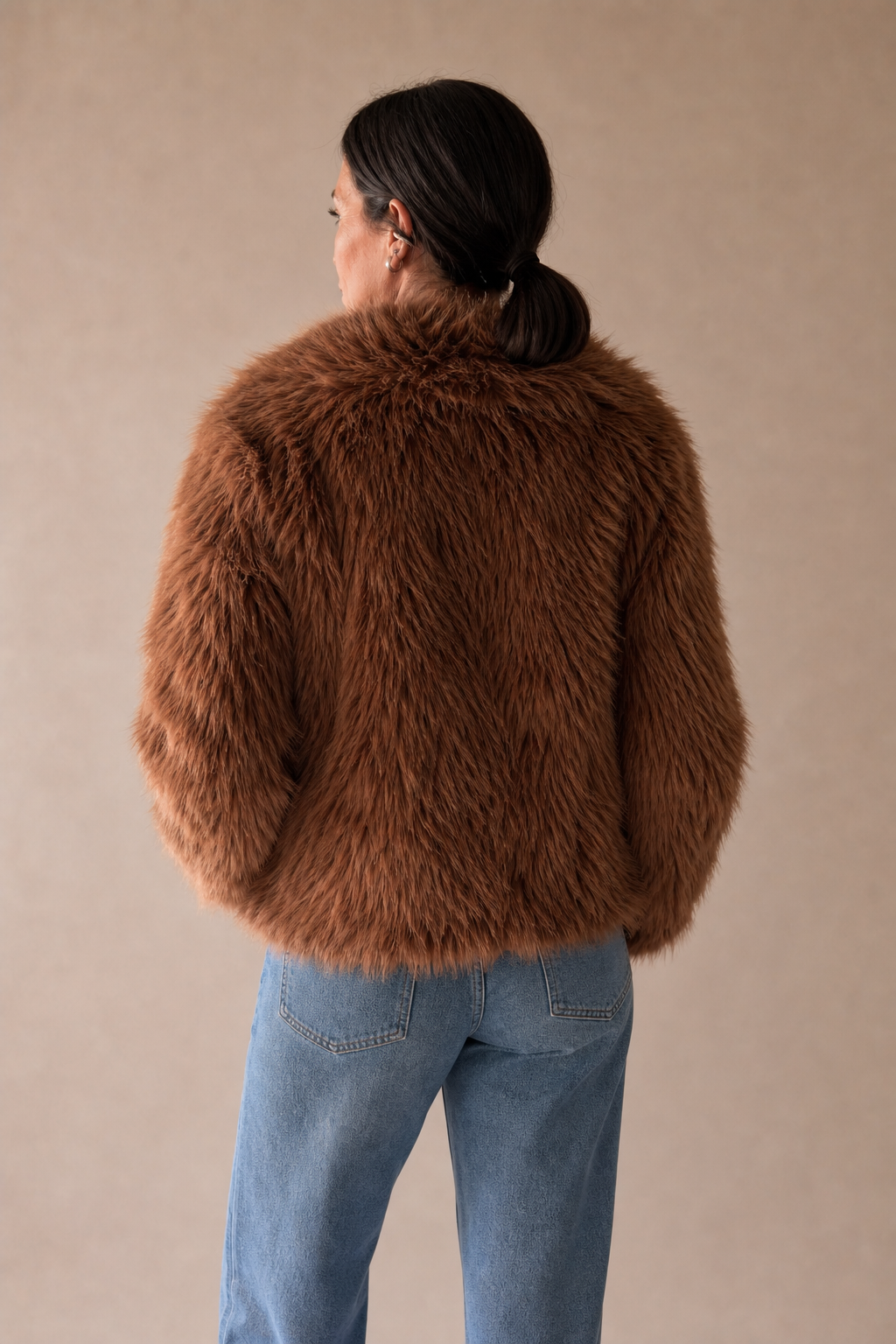 Faux Fur Short Jacket