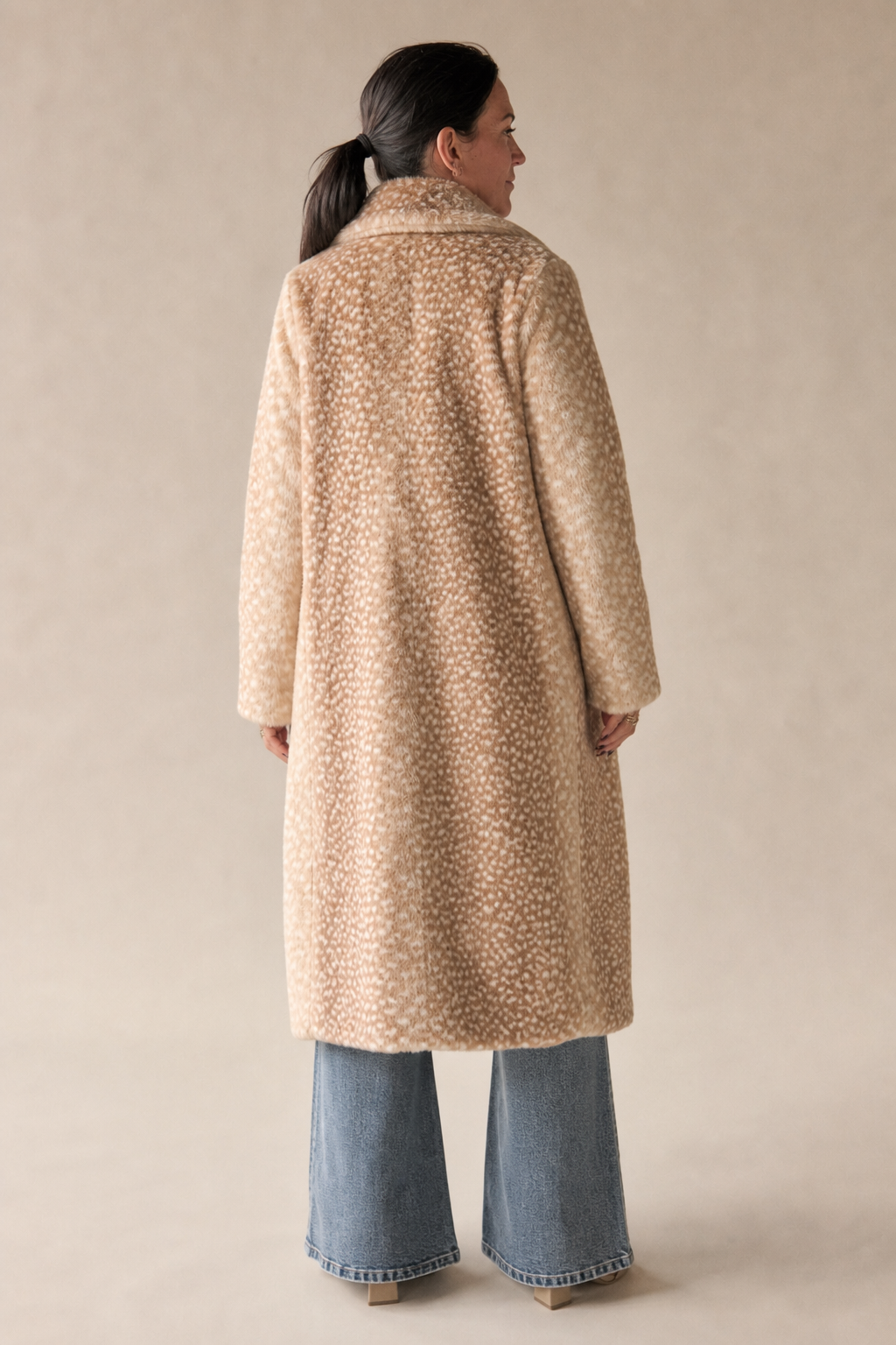 Fawn Print Coat