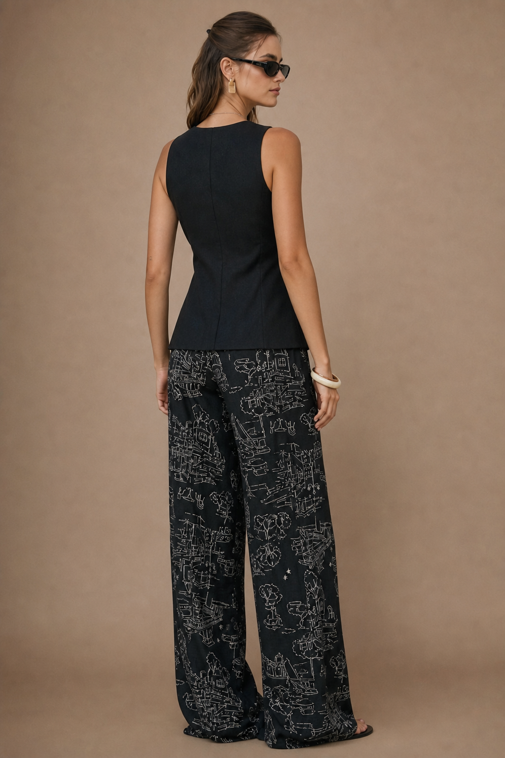 Conversational Print Pant