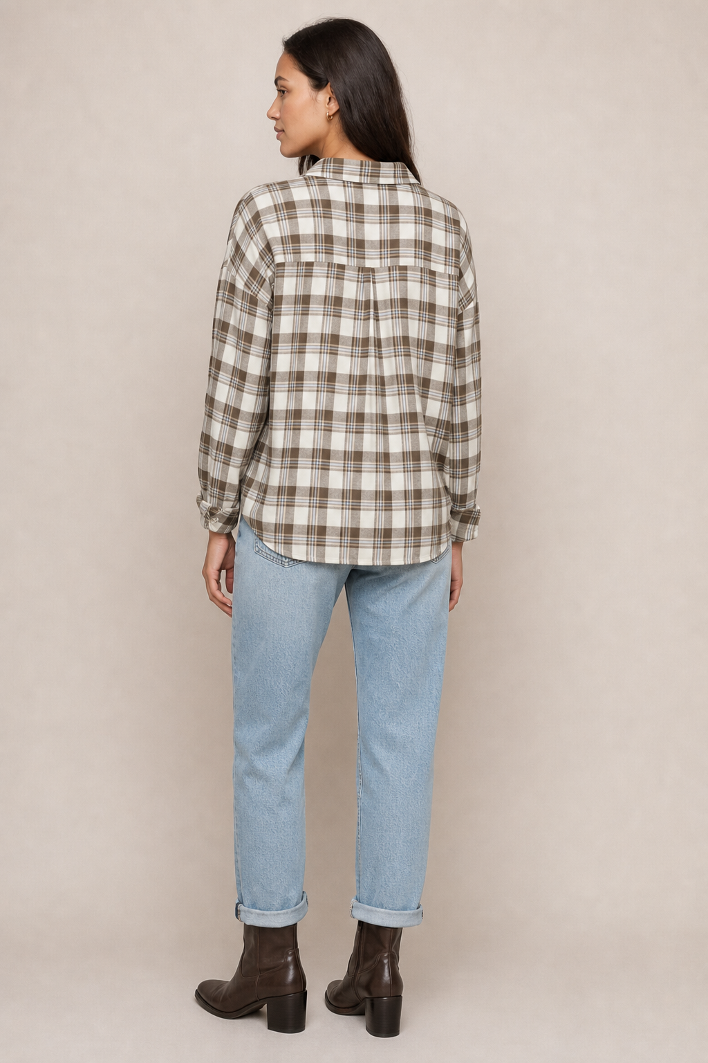 River Plaid Button Up