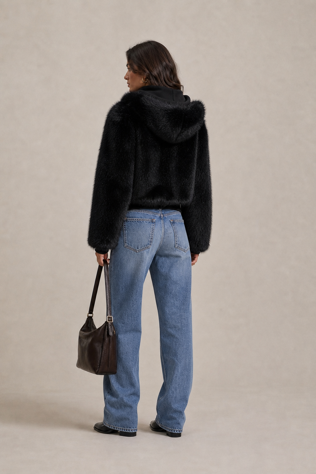 Camille Fur Zip Up