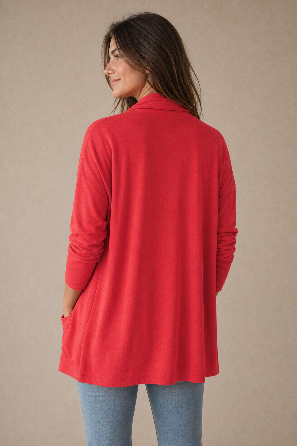 Modal Open Jacket