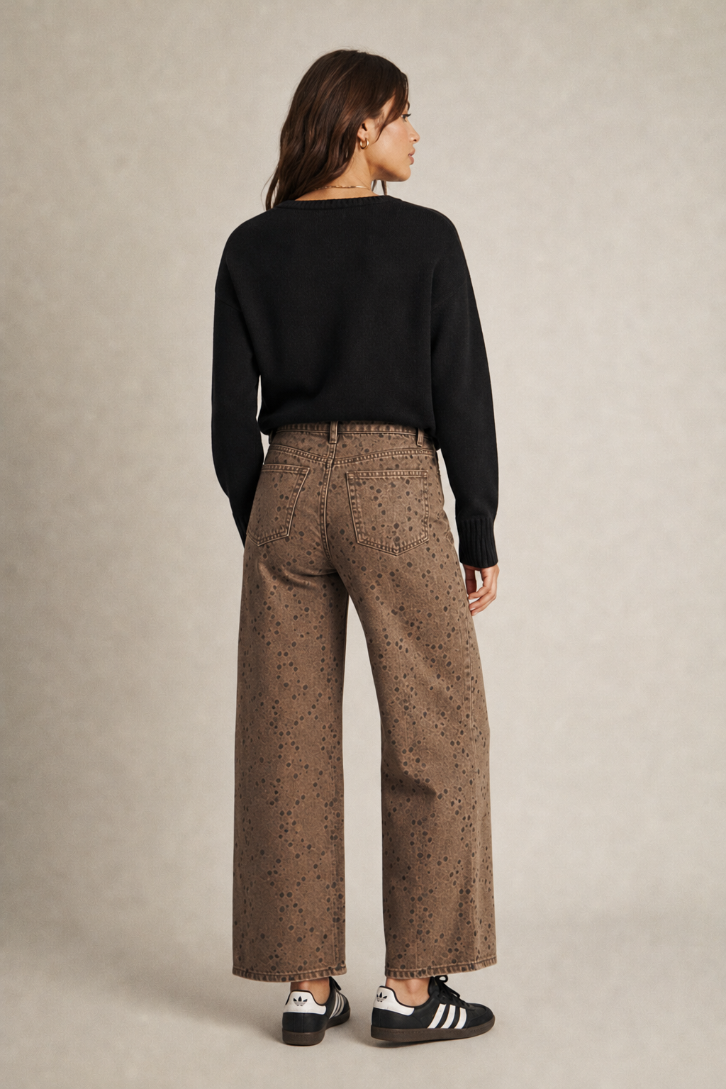 Polkadot Barrel Jean