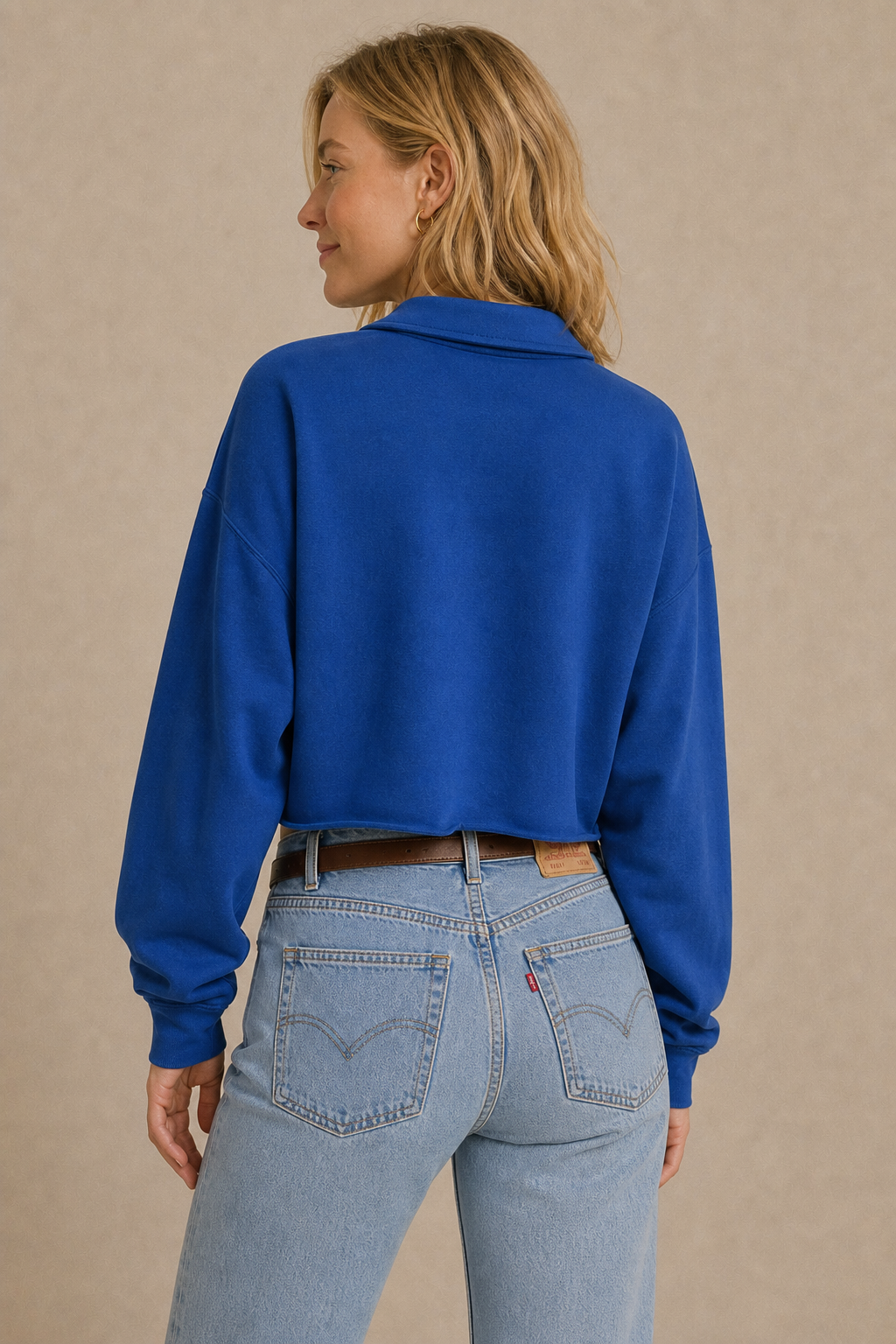 Broncos Polo Crop
