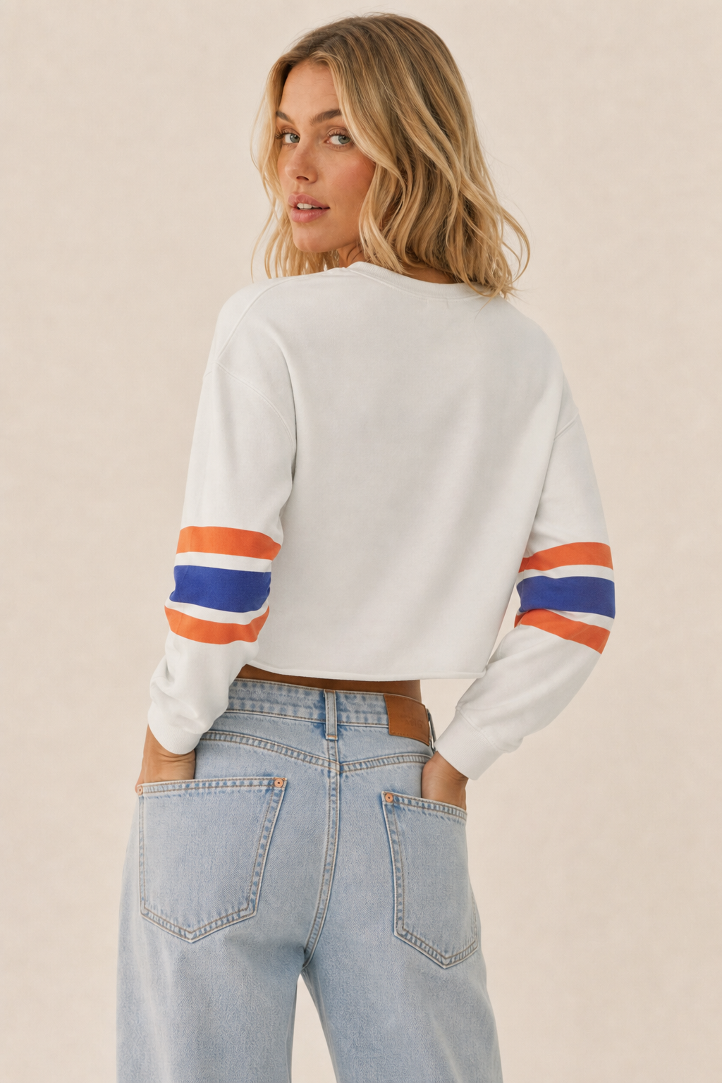 Broncos Kickoff Crop Long sleeve