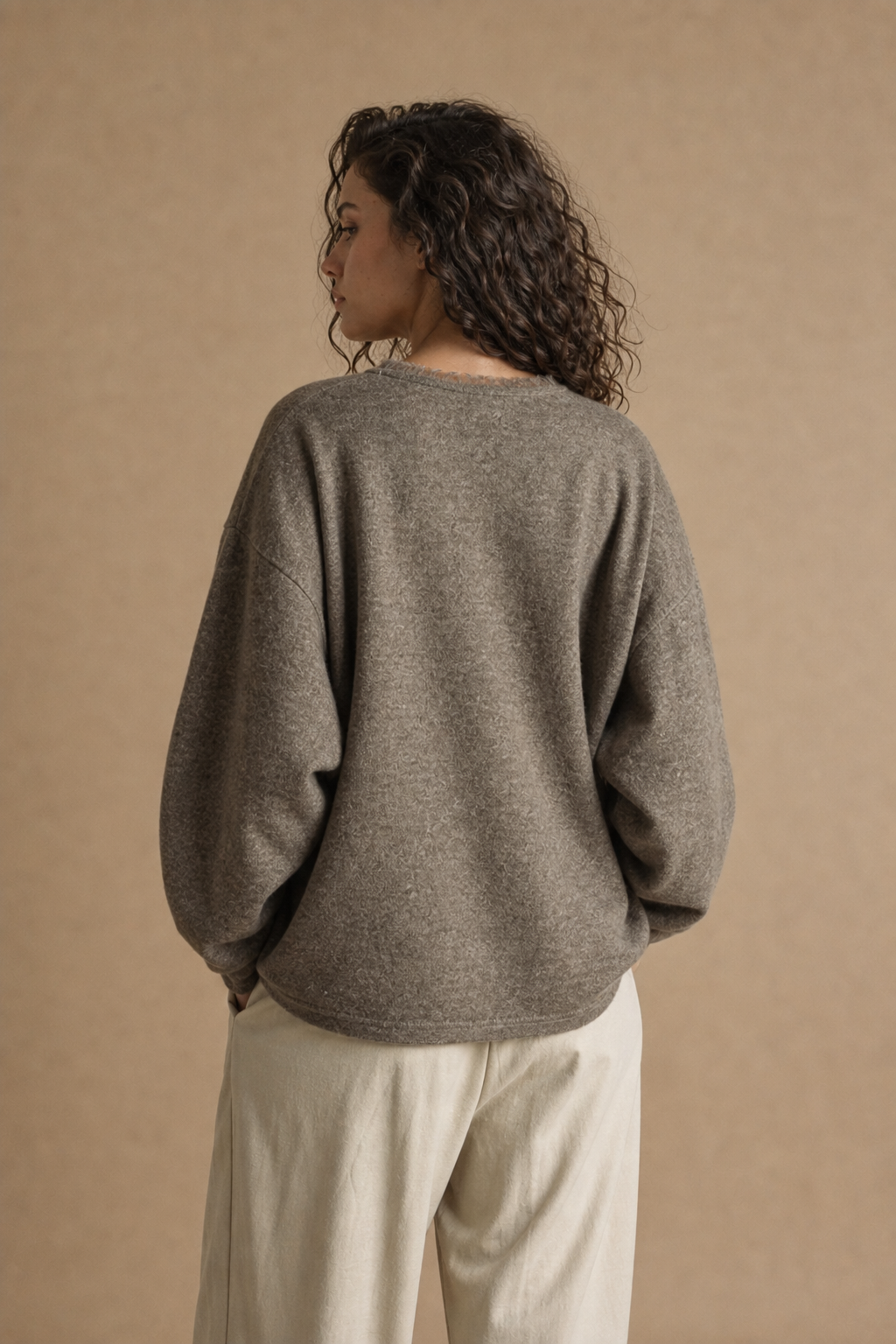 LongSleeve Lace Sweater