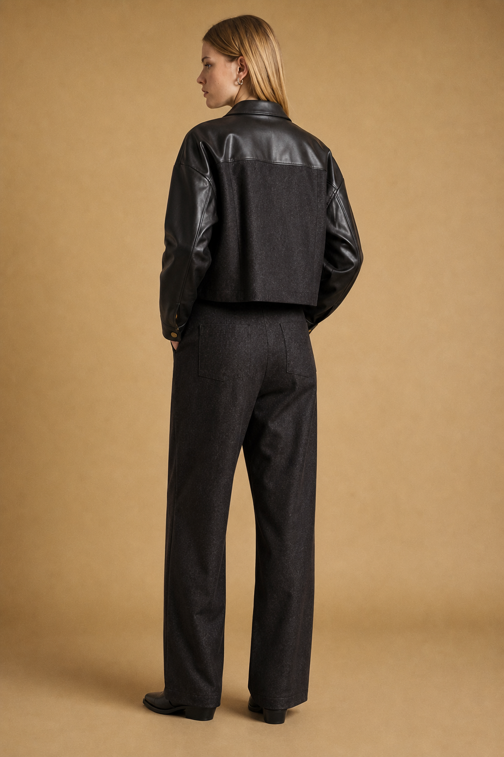 Faux Leather Jacket
