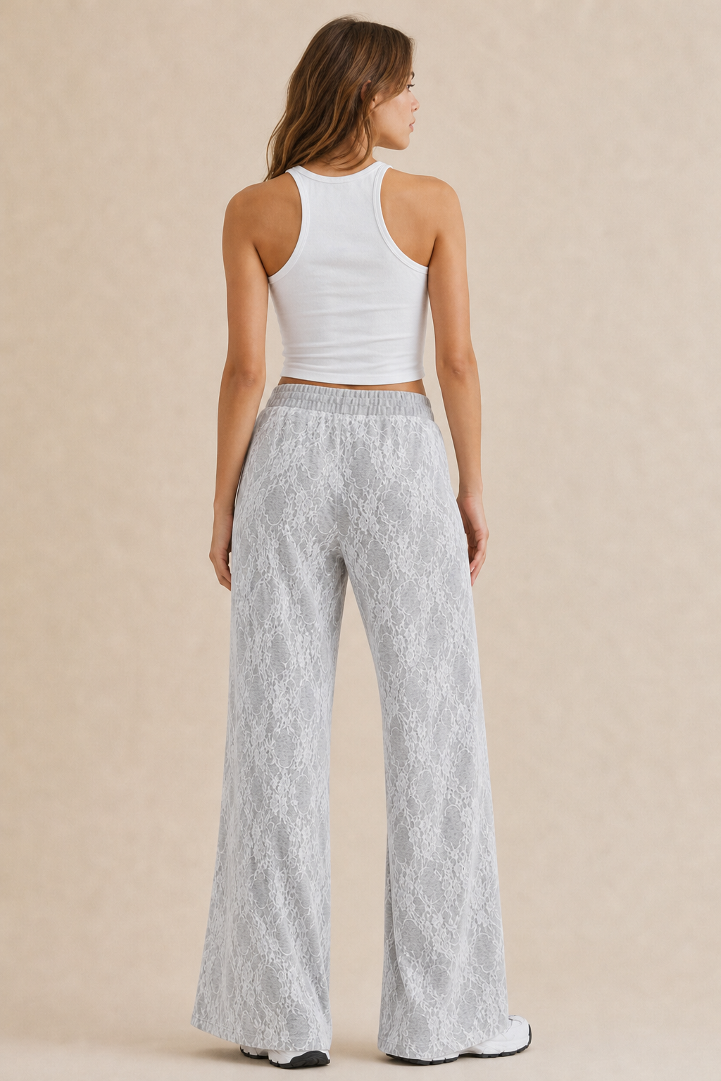 Lace french terry Lounge Pants
