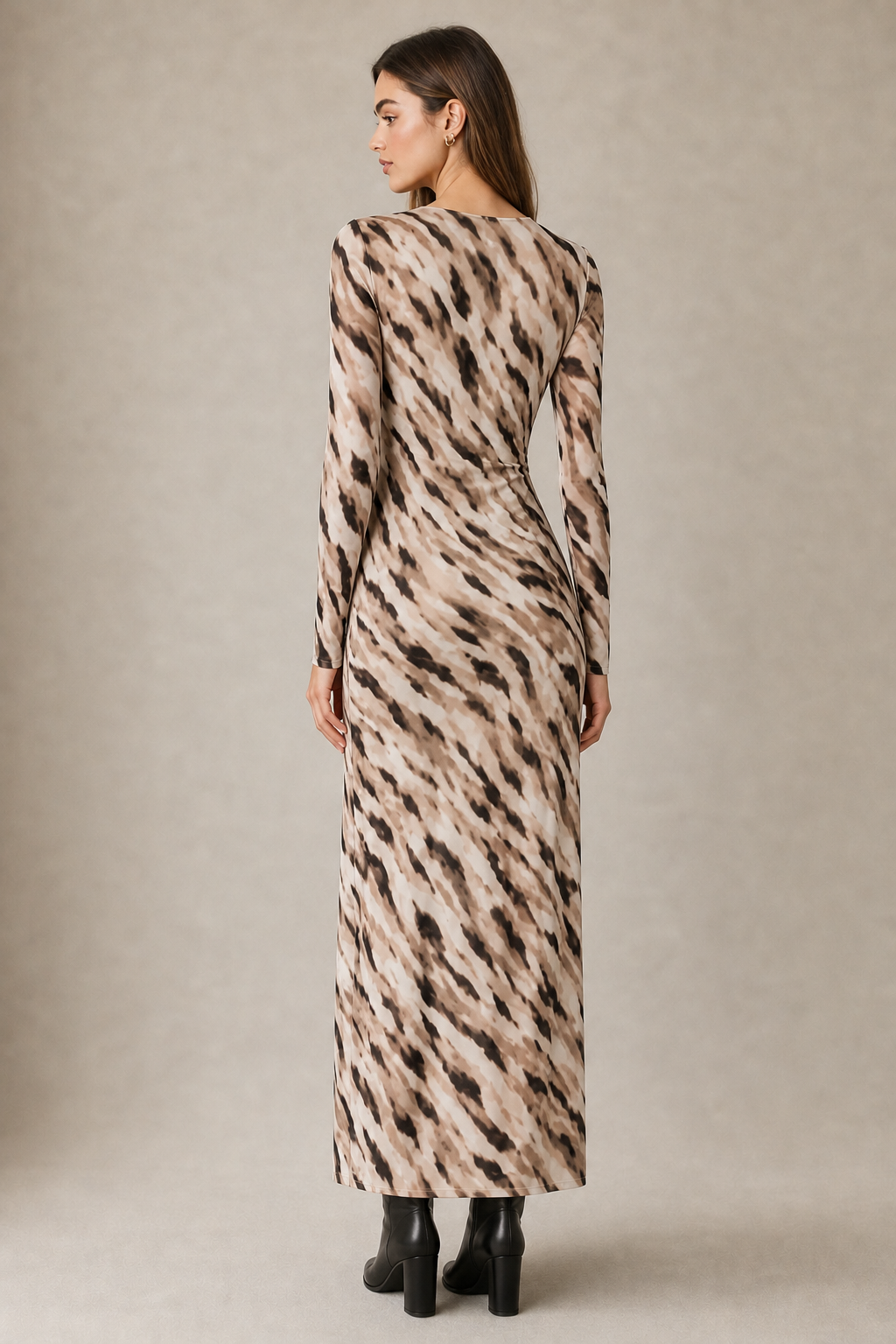 Brushed Zebra Dress