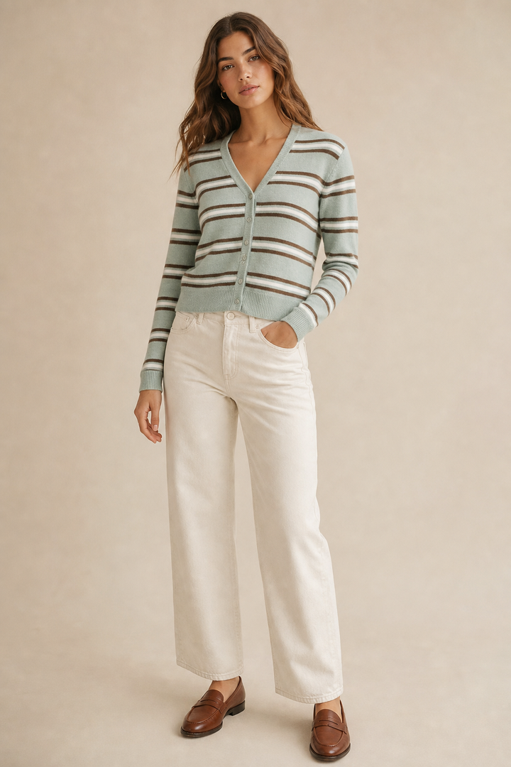 Medina Stripe Cardigan