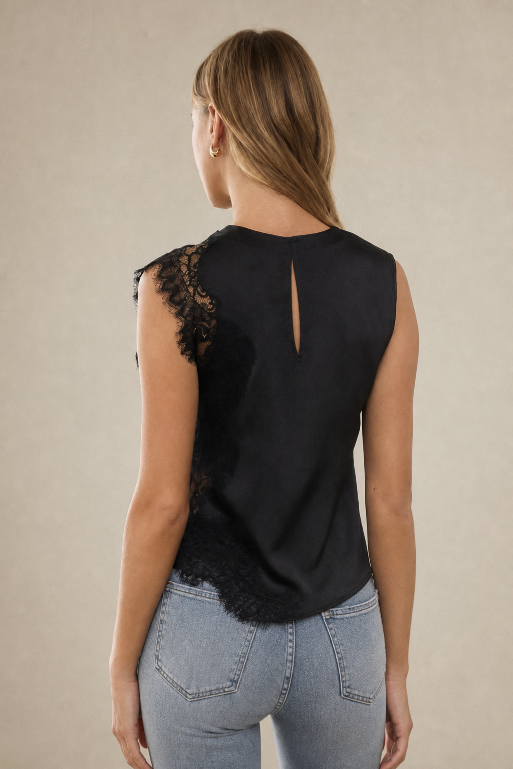 Mixed Lace Blouse