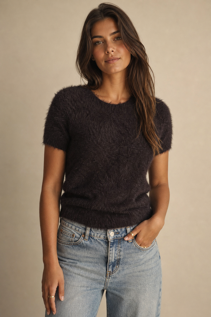 Faux Fur Sweater
