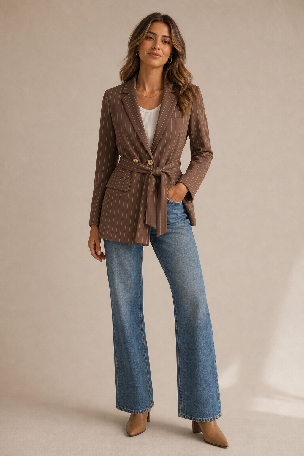 Brooklyn Blazer  Brown