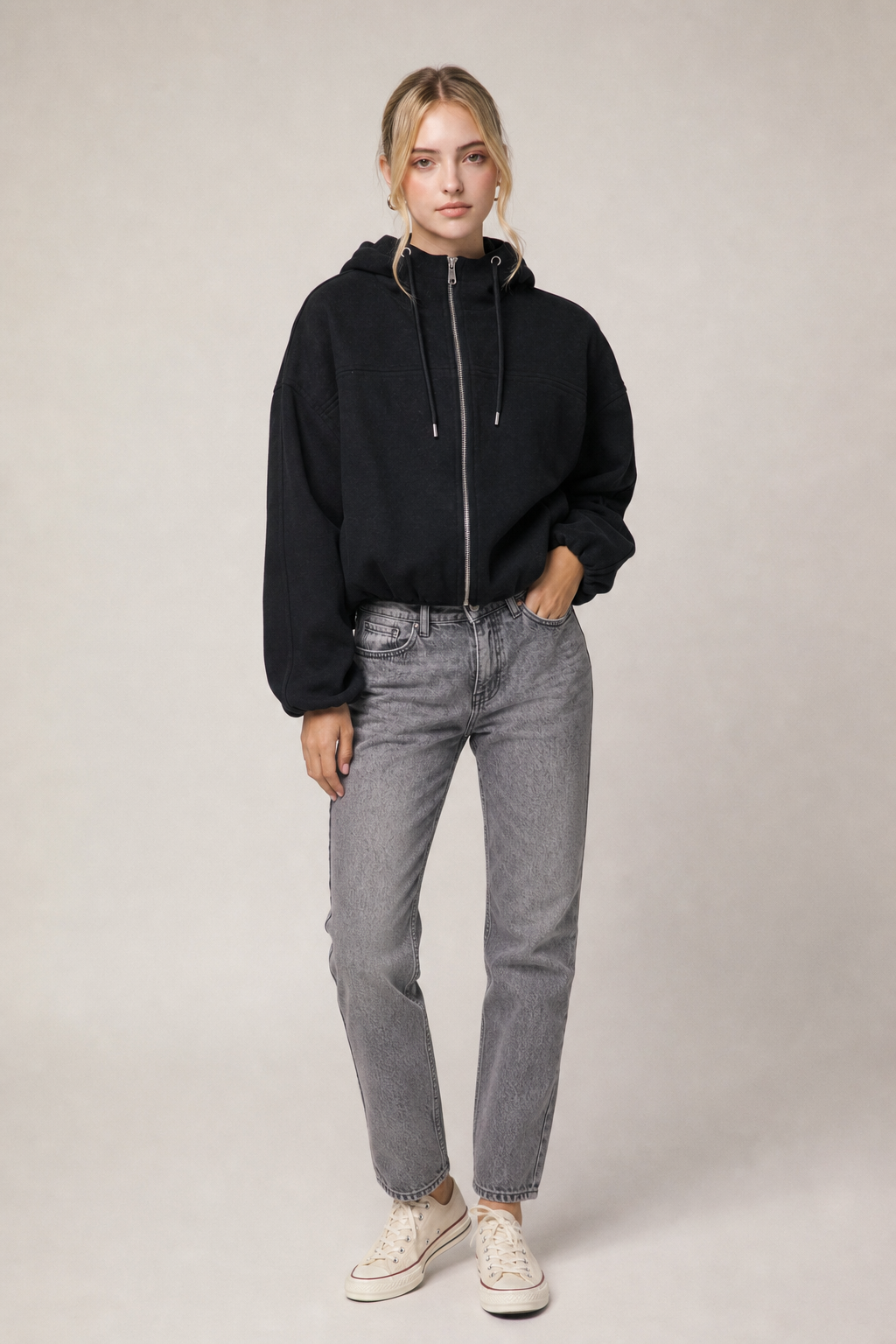 Bomber Hooded Jacket