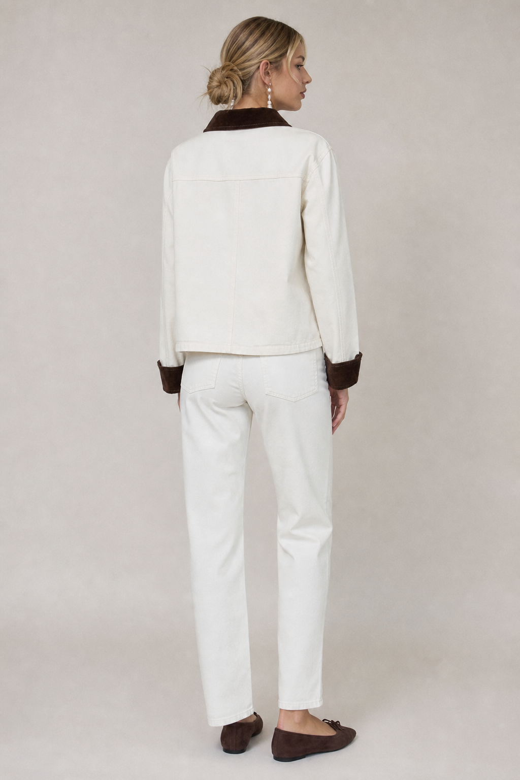 Cotton Twill Contrast Barn Jacket