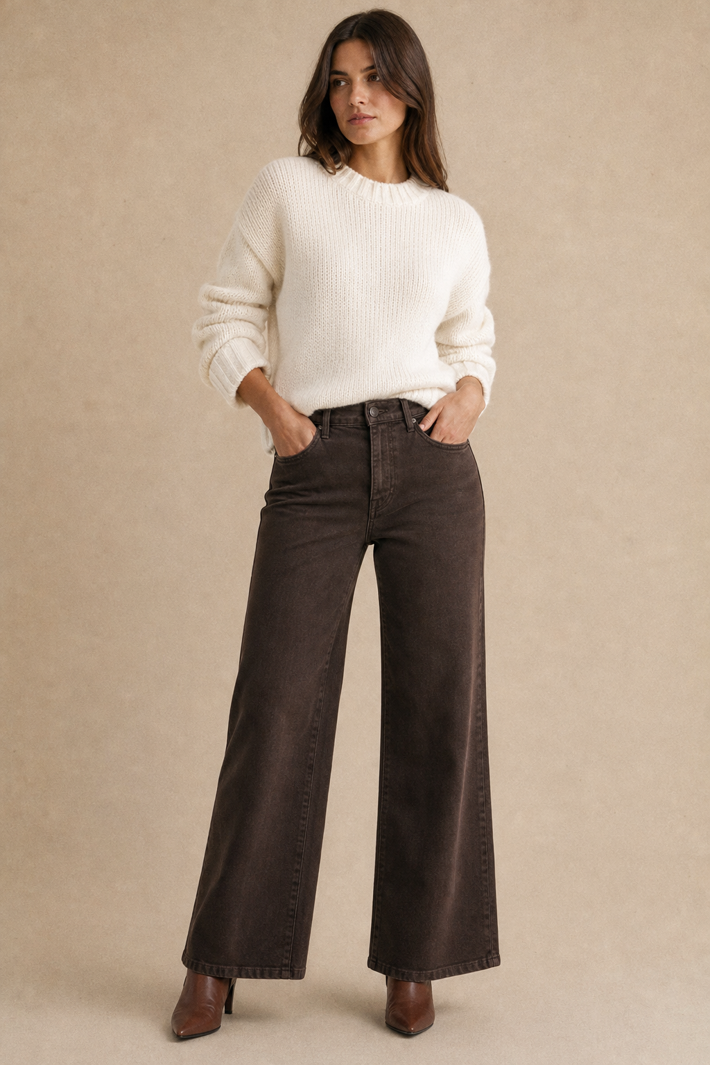 Coated Chicory Jeans