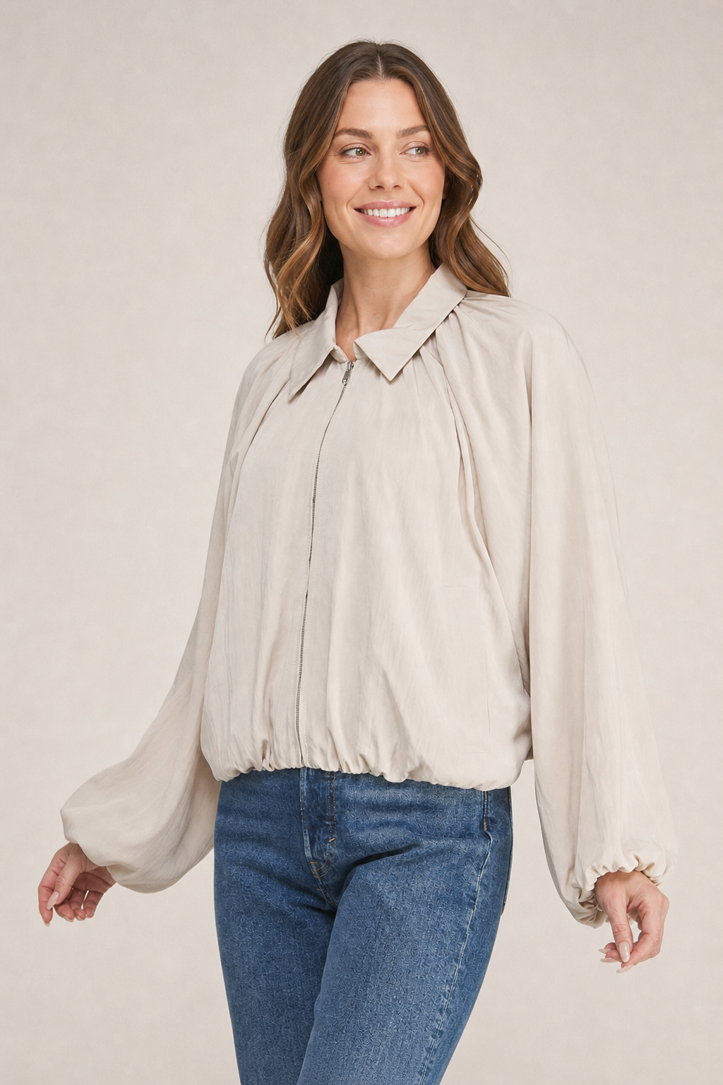 Bubble Zip Up Jacket
