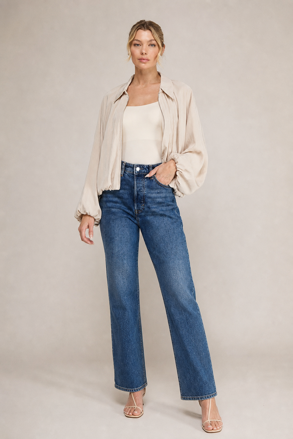 Bubble Zip Up Jacket