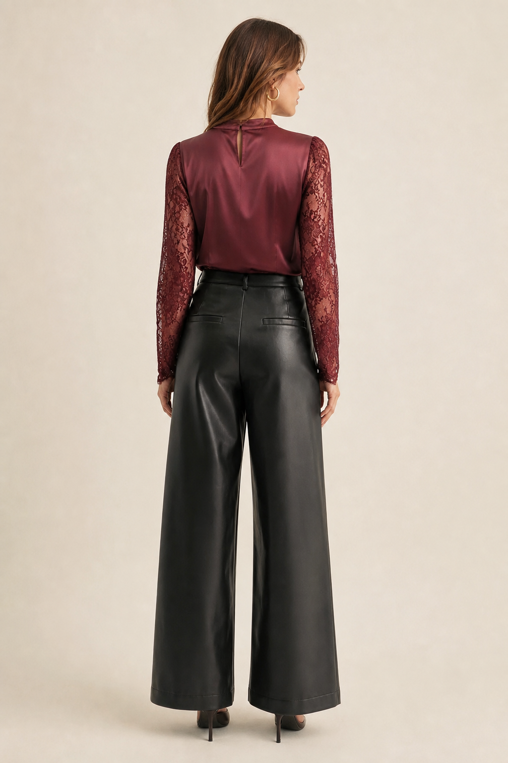 Leila Faux Leather Pants