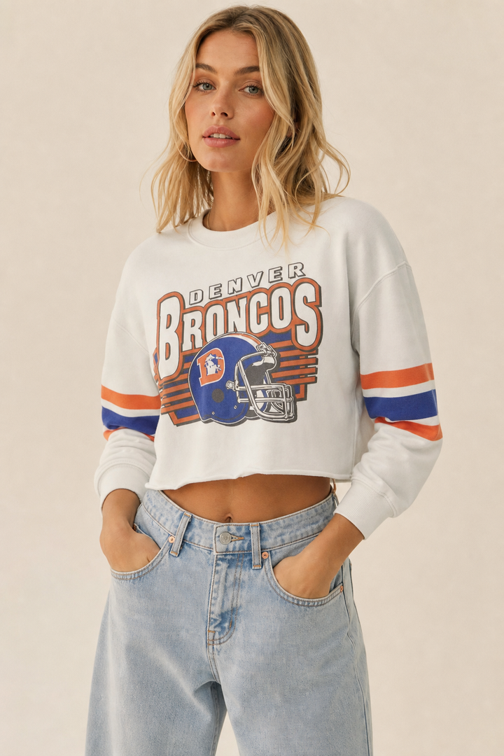 Broncos Kickoff Crop Long sleeve