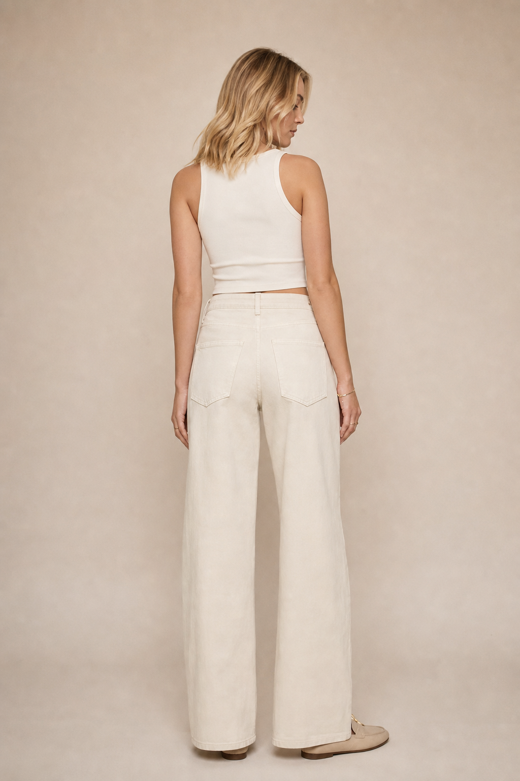 The Show Off High Rise Bowed Jeans