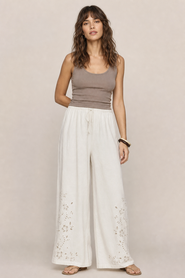 Sid Embroidered Woven Pant