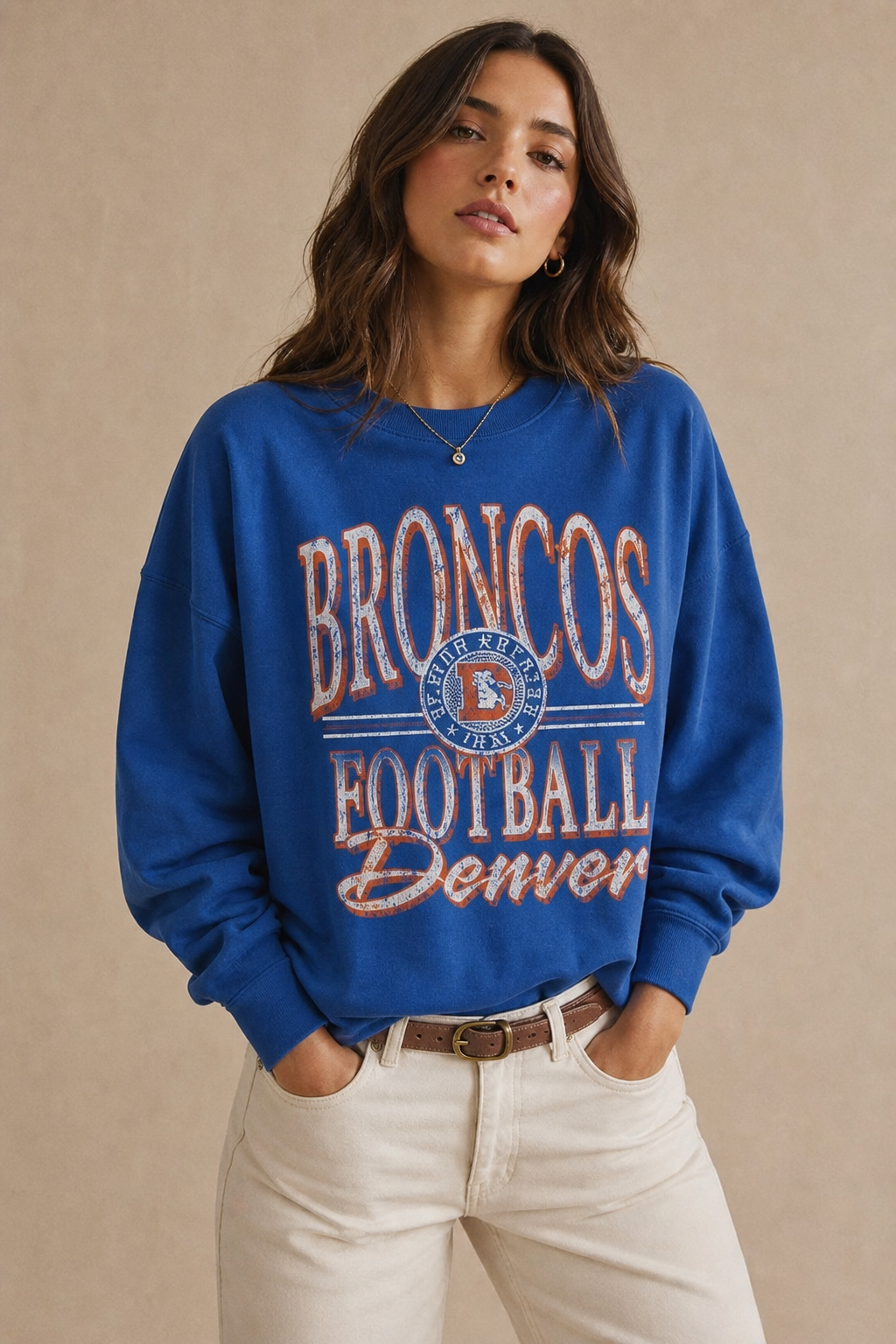 Broncos Blue Sweatshirt