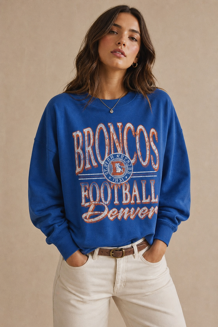 Broncos Blue Sweatshirt