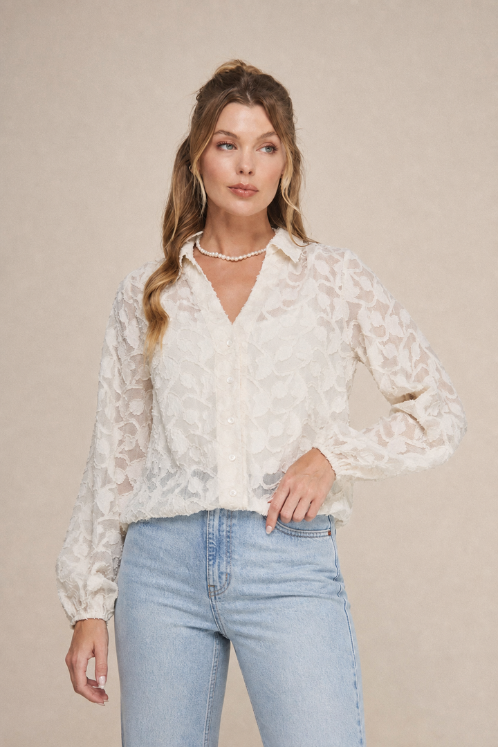Jacquard Blouse