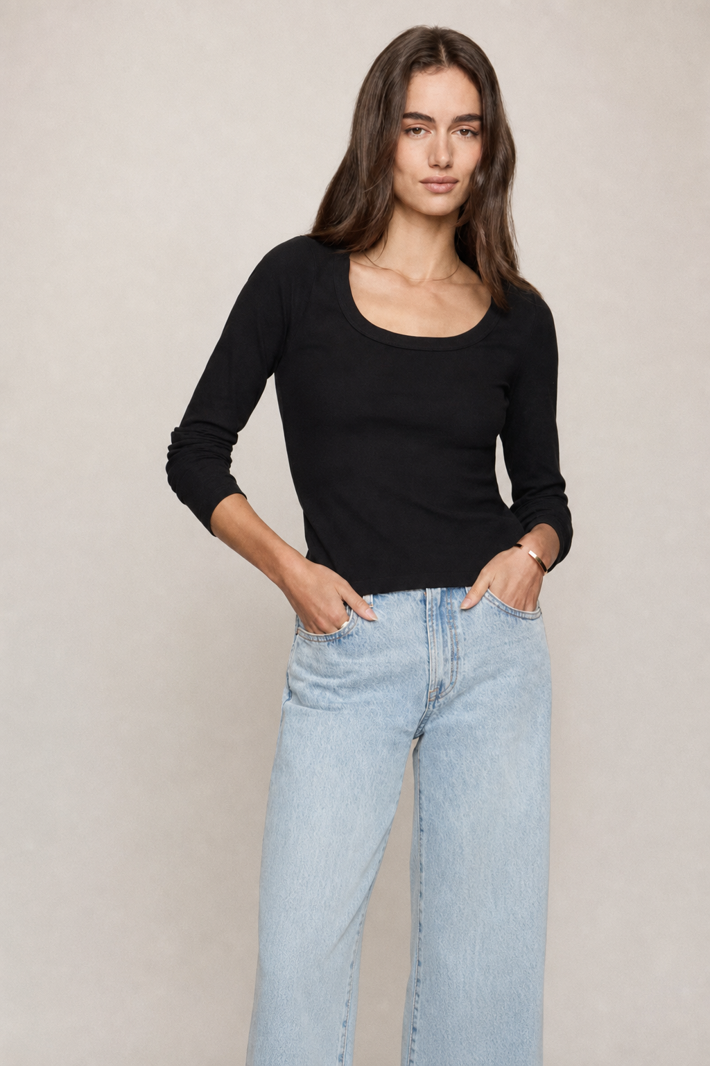 Greyson Scoop Top