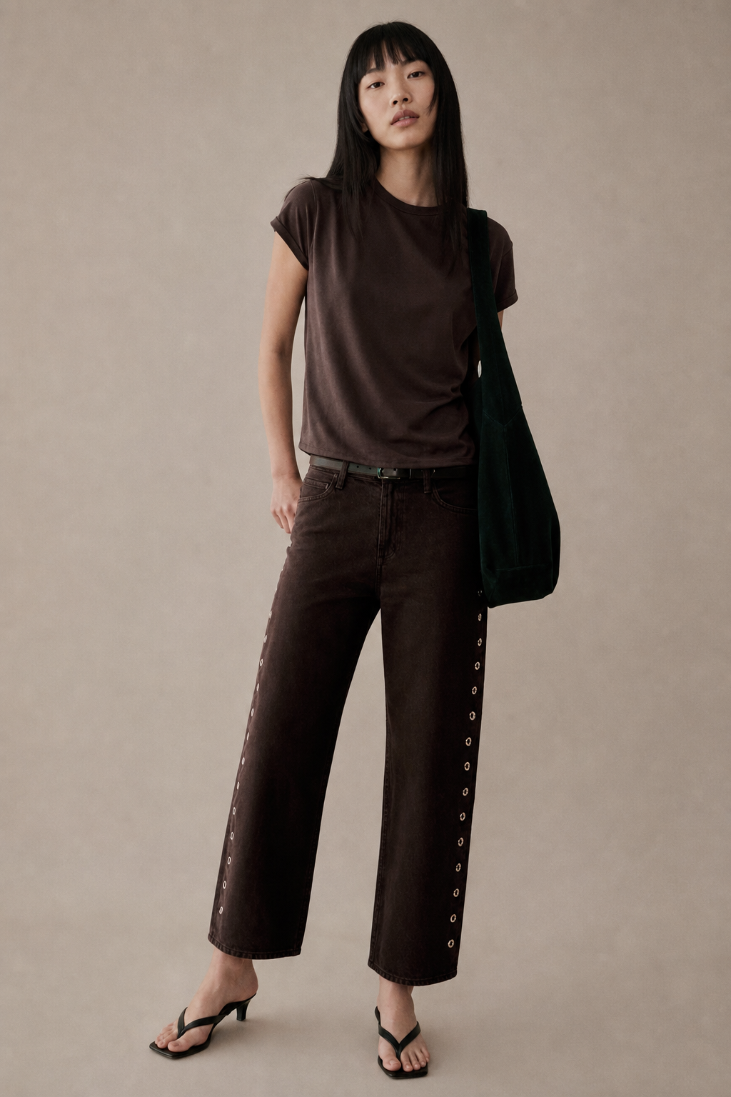 The Off Duty Bowed Ankle Jeans