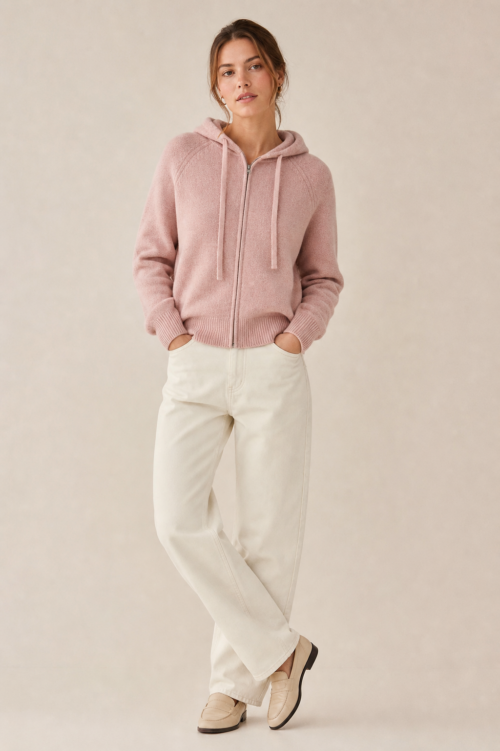 The Perfect Hooded Zip-up Sweater