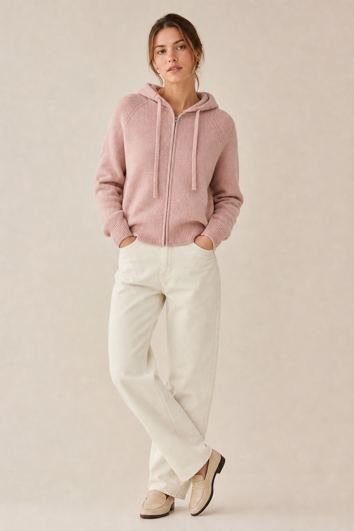 The Perfect Hooded Zip-up Sweater