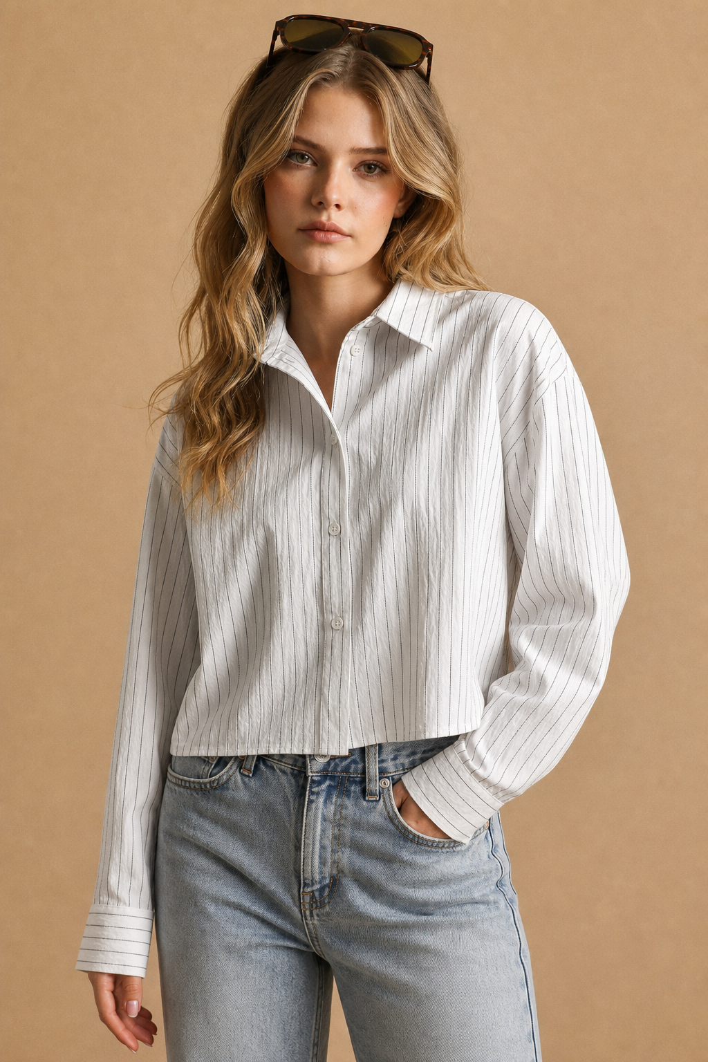Pinstripe Buttondown