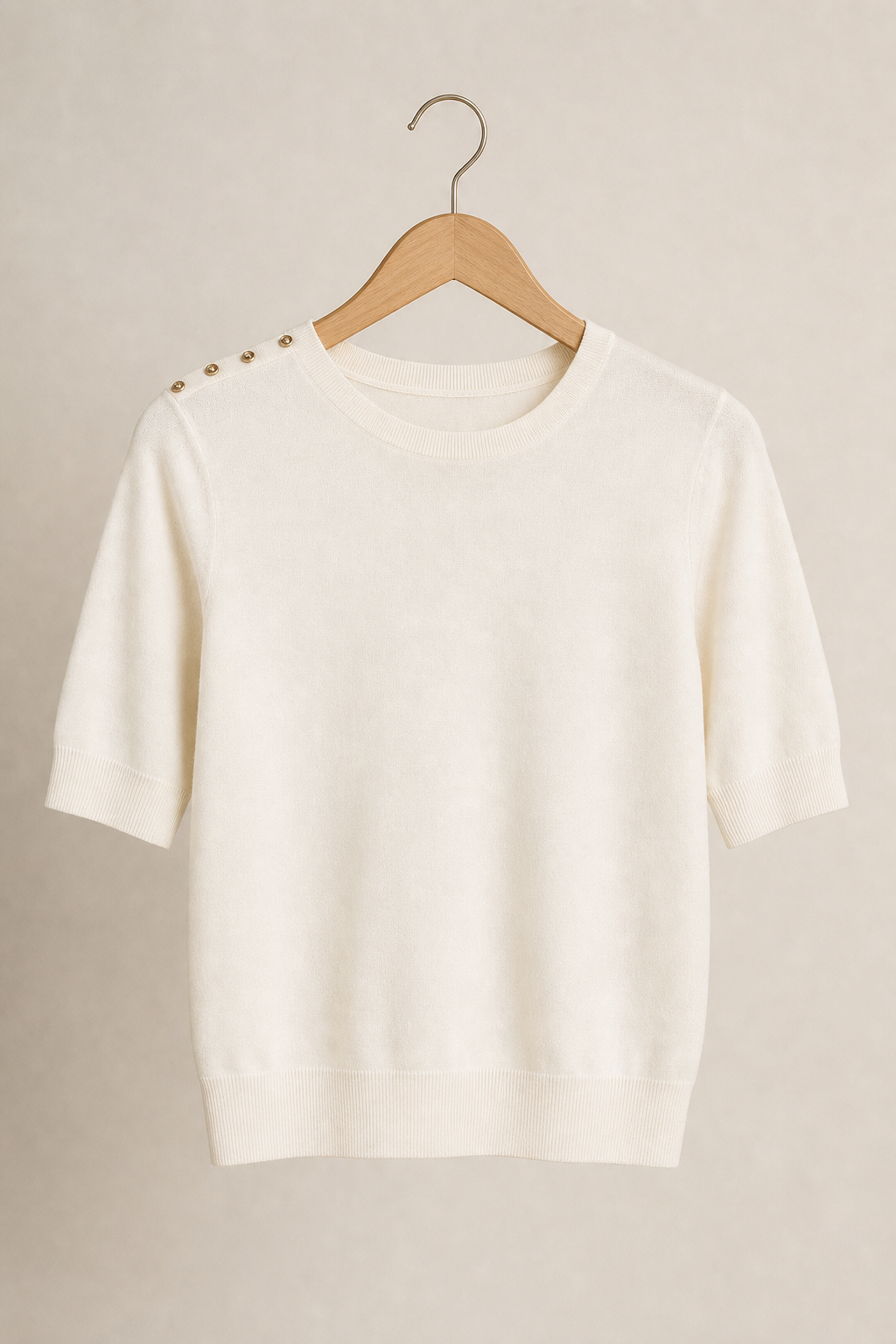 Button Sweater Top