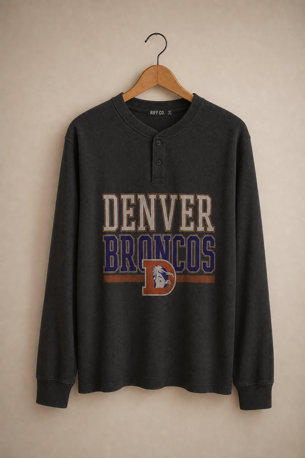 Broncos Oversized Henley