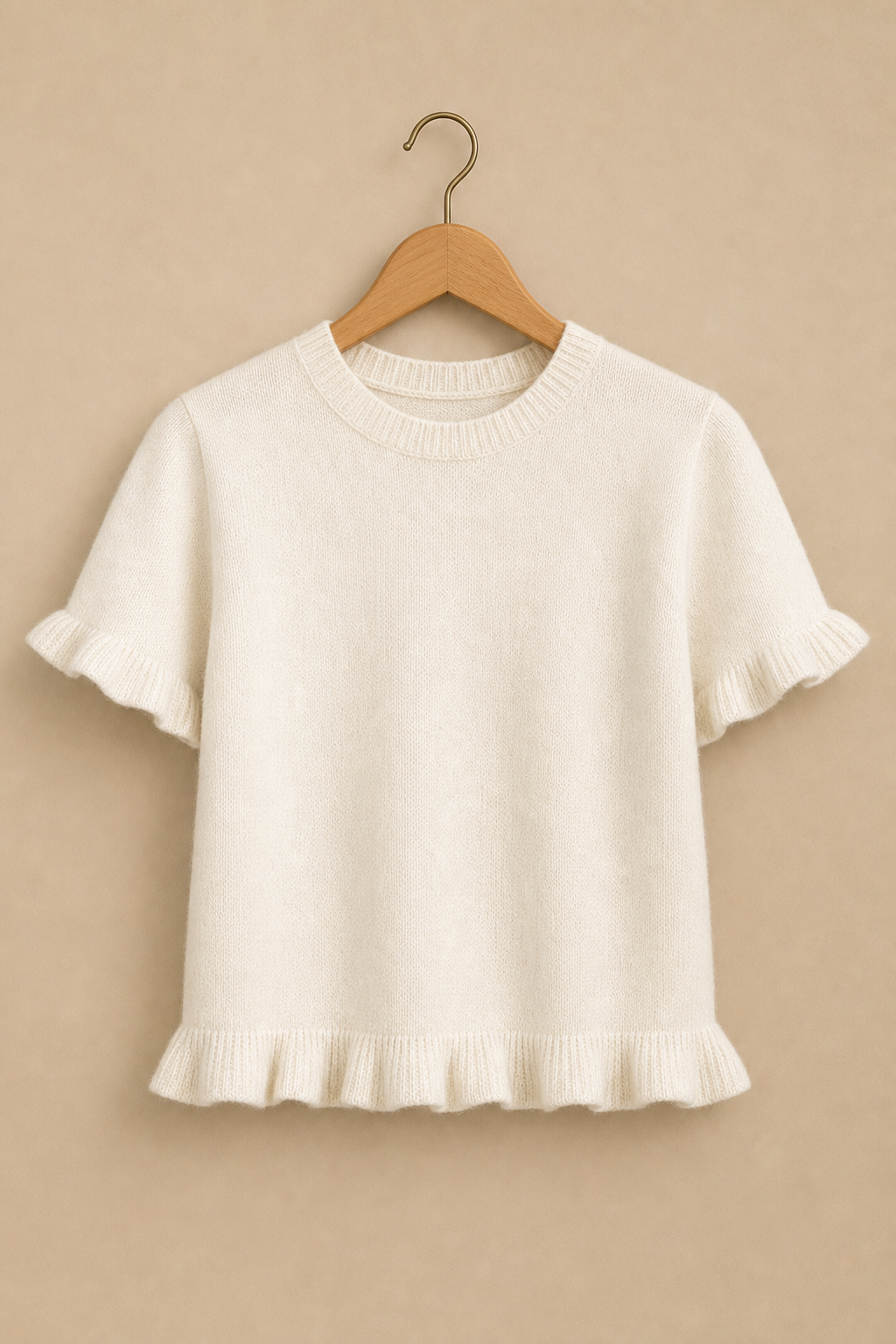 Ruffle Hem Sweater