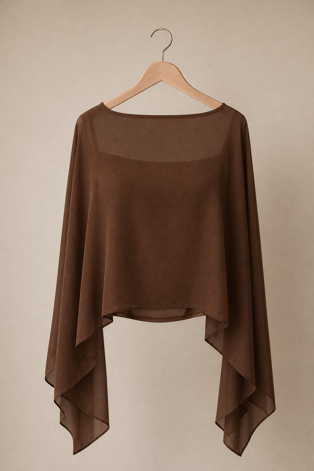 Sheer Poncho Top