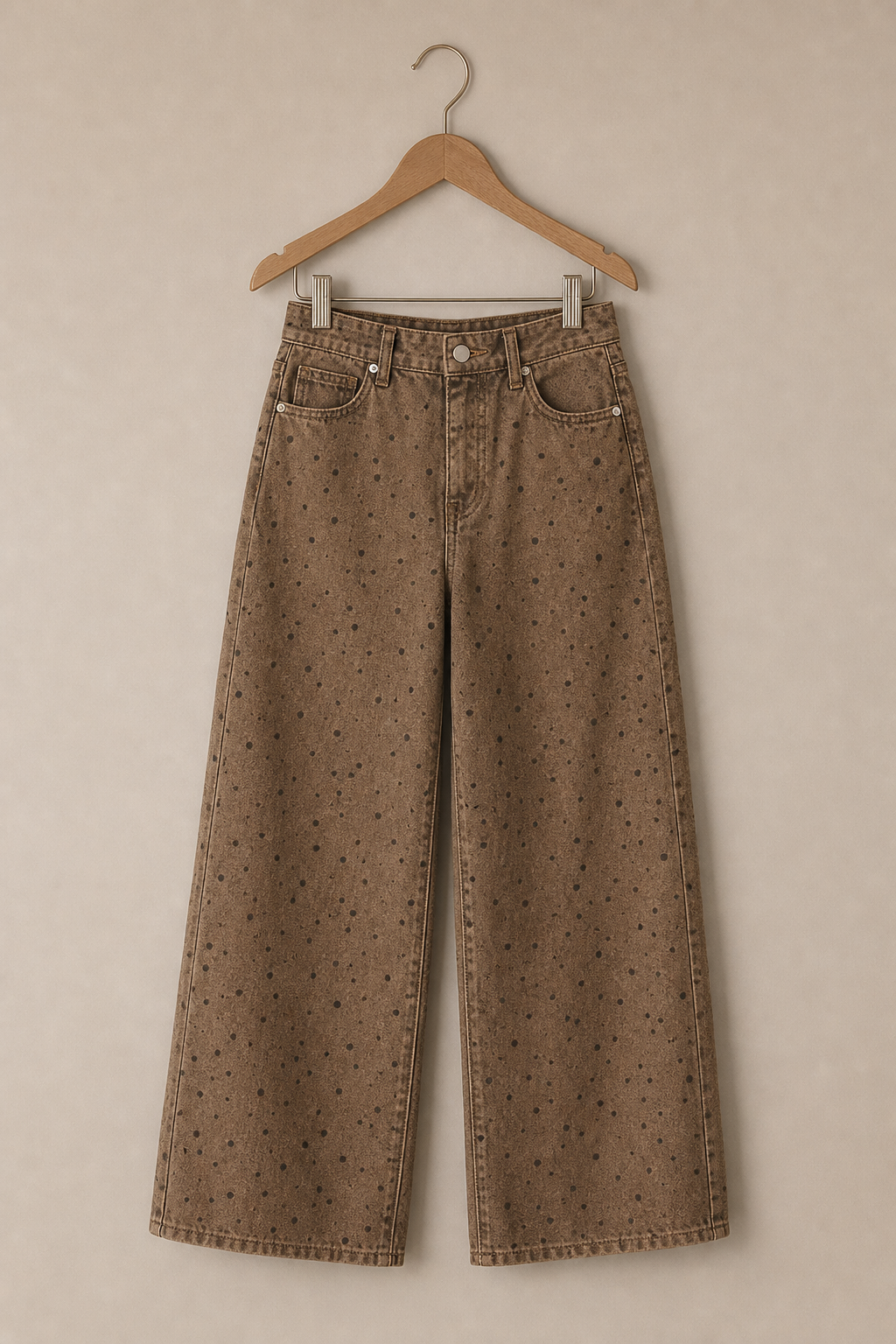 Polkadot Barrel Jean