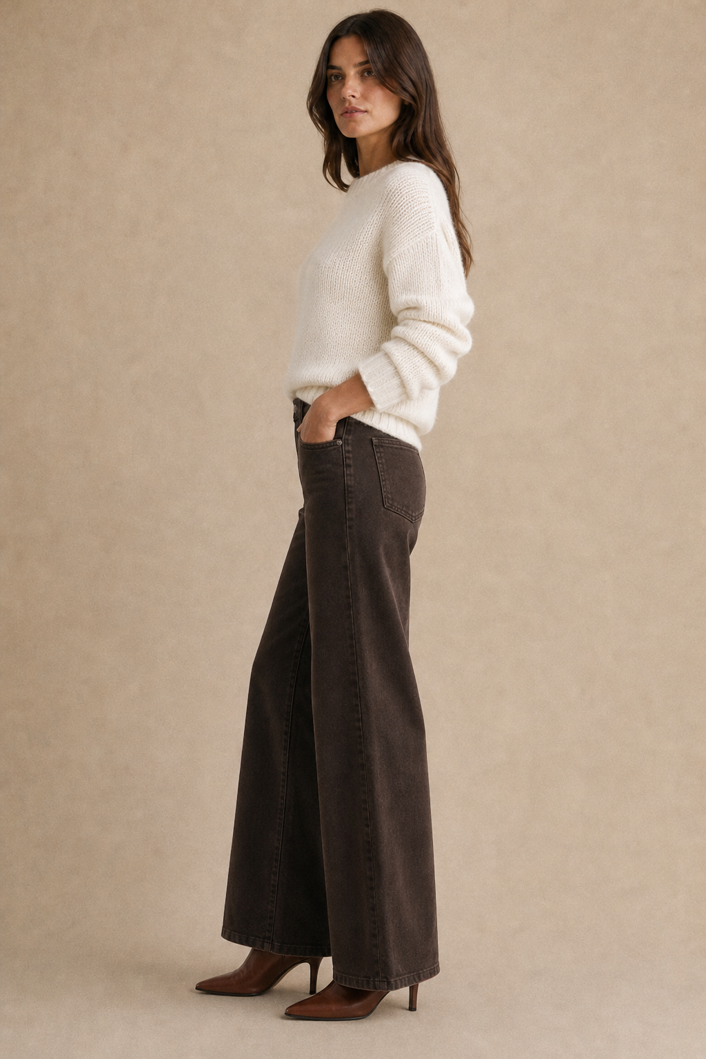 Coated Chicory Jeans