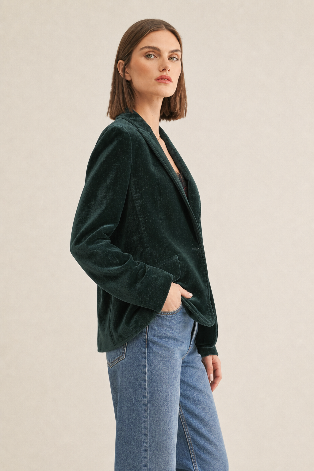 Micah Velvet Blazer