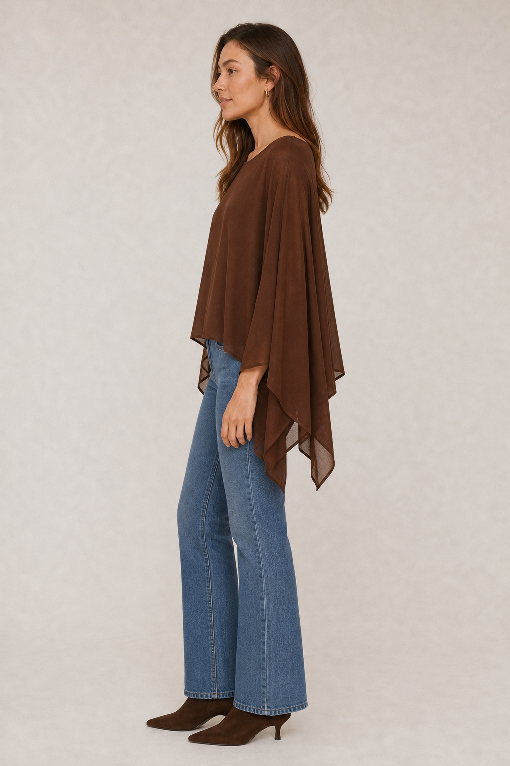 Sheer Poncho Top