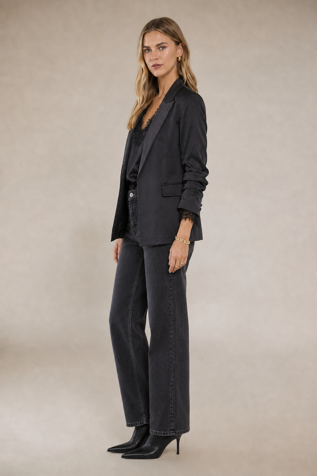 Satin Blazer