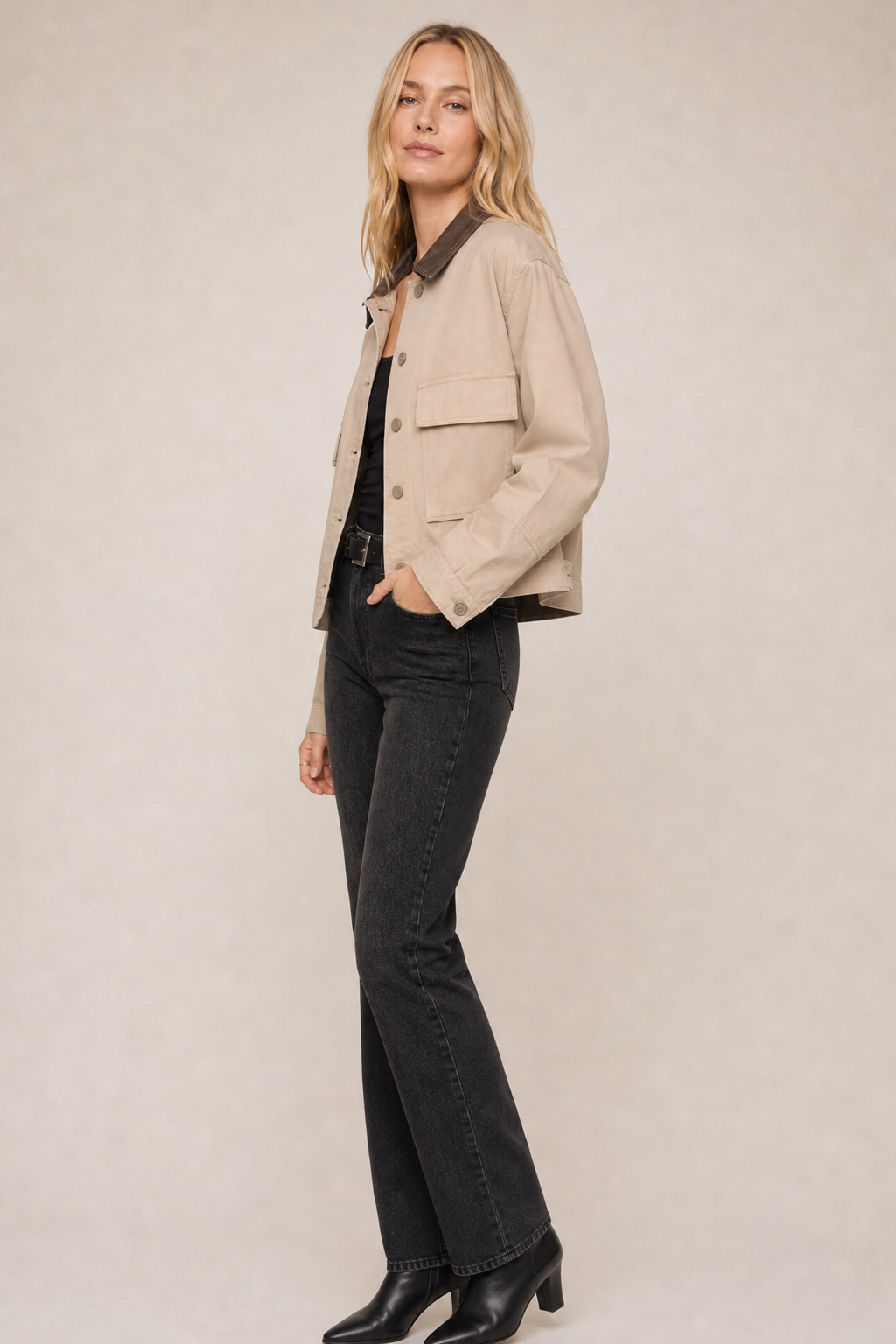 Rey Cropped Jacket